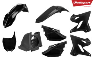 Polisport plastsæt YZ125/250 02-17 Sort