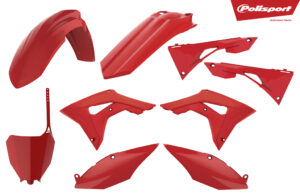 Polisport plastsæt CRF450 17-20 Röd