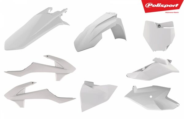 Polisport plastsæt SX85 18- hvid