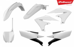 Polisport plastsæt YZ450F 18 HVID