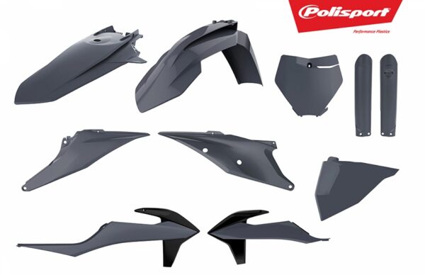 Polisport komplet sæt SX/SX-F 2019 - Nardo Grey