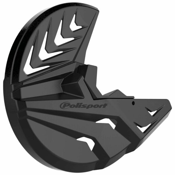 Polisport bremseskive og gaffelbunds-beskytter YZ125/250 YZ250/450F(08-18) sort/sort