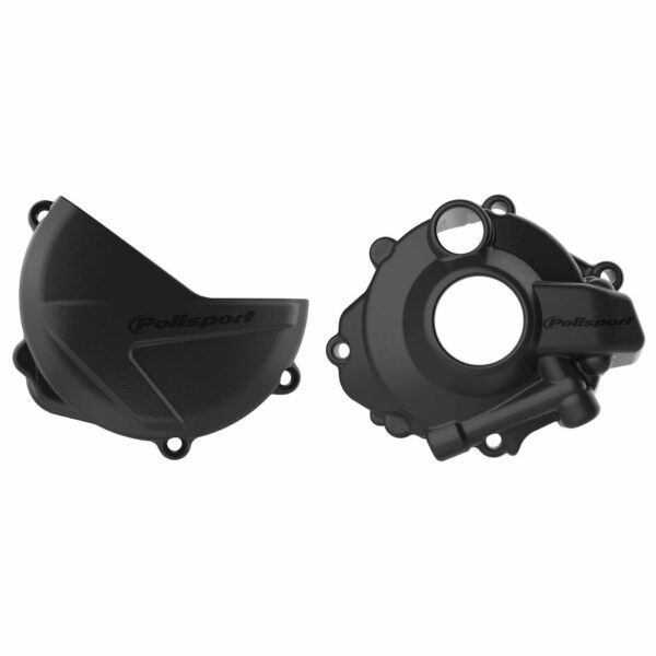Polisport Kit Koblings- og tændingsdækselbeskytter CRF250R (18->) Sort