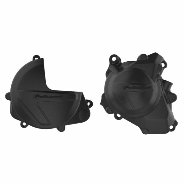 Polisport Kit Koblings- og tændingsdækselbeskytter CRF450R (17->) Sort