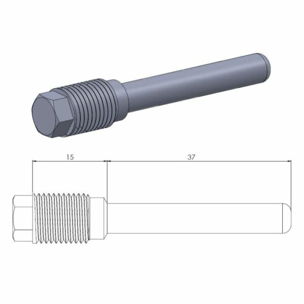 Moto-Master bremseklods stift