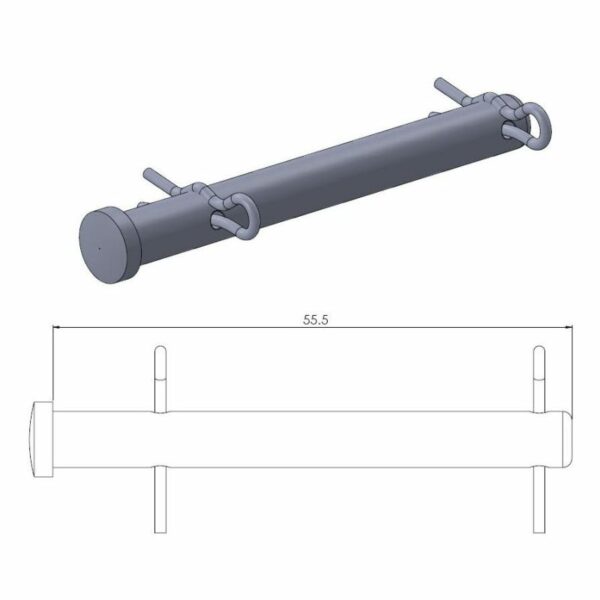 Moto-Master bremseklods stift
