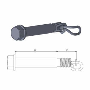 Moto-Master bremseklods stift