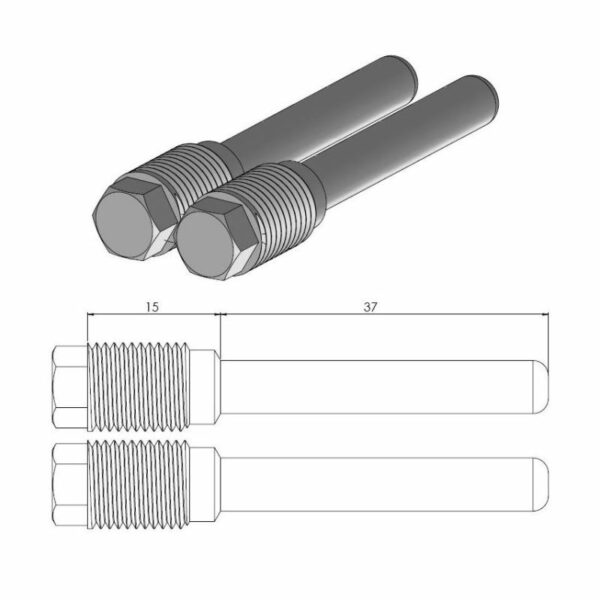 Moto-Master bremseklodsstift til SX85/TC85-kaliper