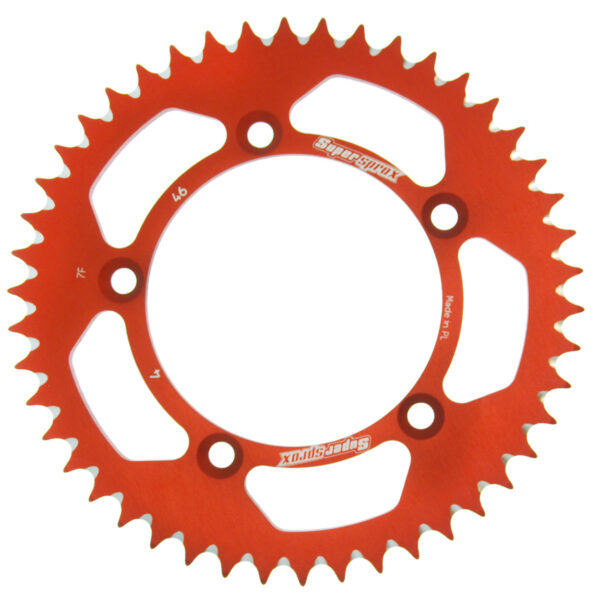 Supersprox Alu Bagtandhjul KTM 60/65SX 97- Orange 48