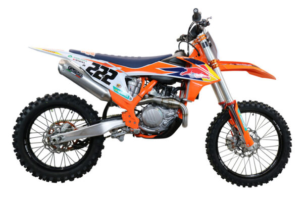 GPR Ktm Sx-F 450 2020 Mx competition full line Pentacross FULL Titanium - Image 7