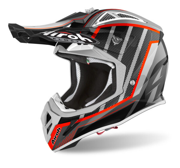 Airoh hjelm Aviator 2.3 AMSS Glow krom sort