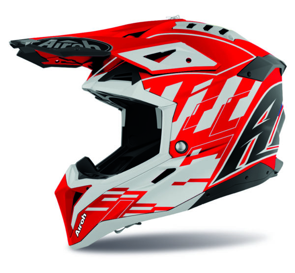 Airoh hjelm Aviator 3 Rampage rød glans