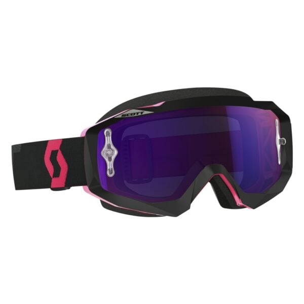 Scott Briller Hustle MX sort/fluo pink lilla krom works
