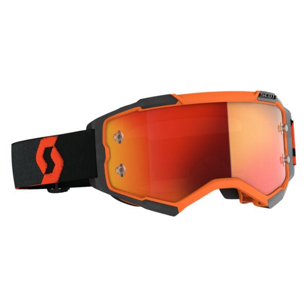 Scott Briller MX Fury orange/sort orange krom works