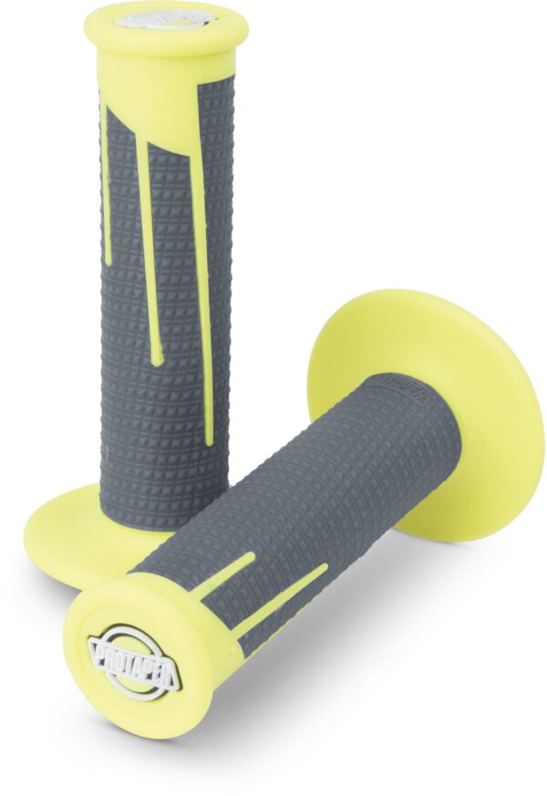 Protaper Grips Clampon Full Diamond Neon Yellow/Dark Grey