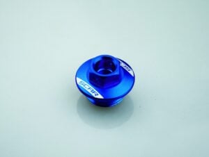Scar oliepåfyldningsprop - Honda/Yamaha blå farve