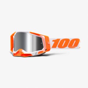 100% Racecraft 2 Orange / MIRROR SILVER