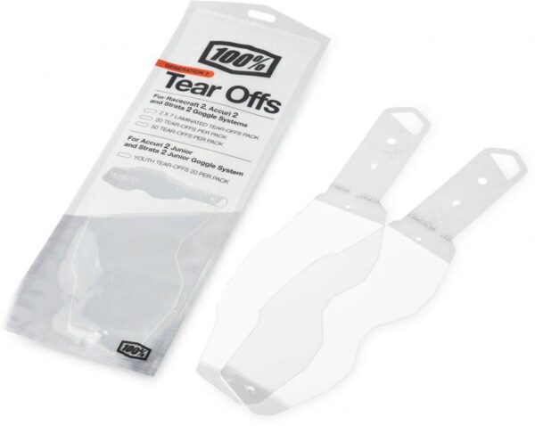 100% RC2/AC2/ST2 lamminerede tear-offs 2x7