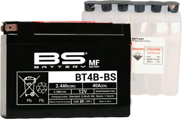 BS Batteri BT4B-BS MF (cp) Vedligeholdelsesfri