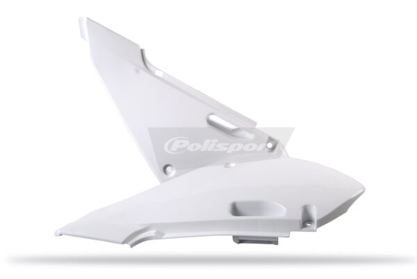 Polisport sidepanel KX65(00-->)KLX110(02-09)/RM65(03-05)/DR-Z110 hvid (6)