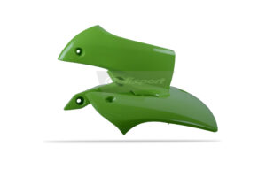 Polisport kølerskærme Kawasaki KX65(00-->)KLX110(02-09) OEM farve grøn 05 (