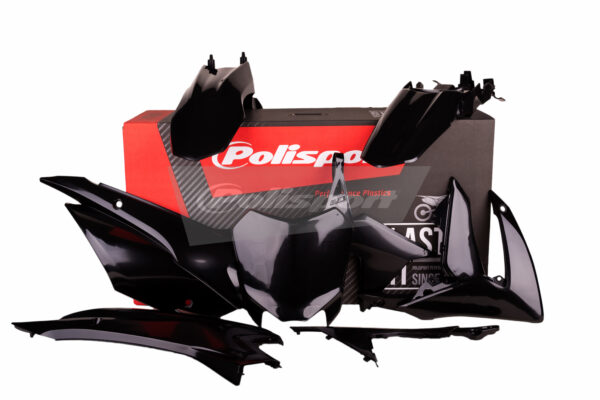 Polisport plastsæt CRF110F 13- SORT (1)