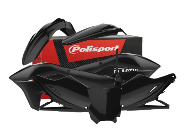 Polisport plastsæt KX450F 16-18 Sort (1)