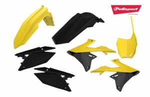 Polisport kit Suzuki RMZ450(18->) RMZ250(19->) Gul/Sort (1)