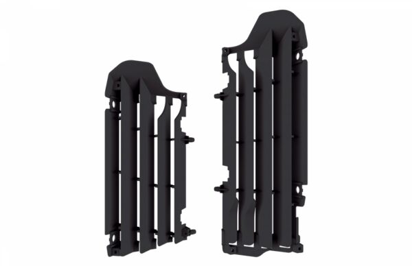 Polisport kølerflapper Suzuki RMZ450(18) OEM Sort (10)