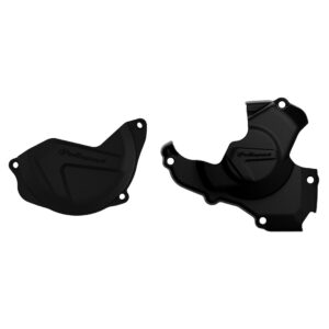 Polisport Kit Koblings- og tændingsdækselbeskytter CRF450R (10-16) Sort (24)