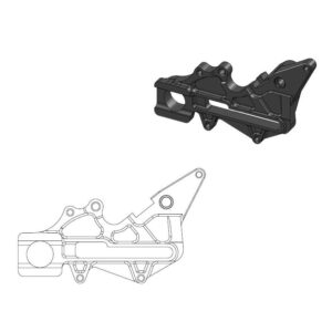 Moto-Master Adapter KTM: Factory bag 220mm sort