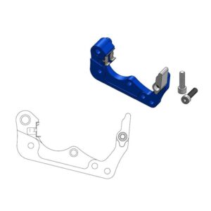 Moto-Master Adapter Husqvarna: Factory front 260 mm blå inkl. clips, til Magur
