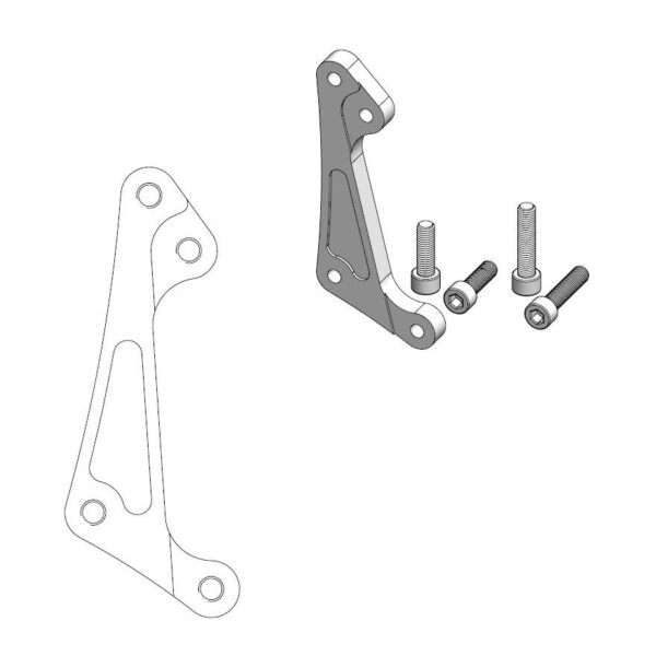 Moto-Master Supermoto Racing Adapter Suzuki 300mm
