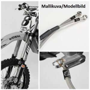 Moto-Master bremseslange Honda, Yamaha med forlygte (til MM Supermoto-sæt)
