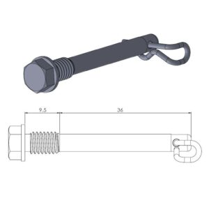 Moto-Master bremseklods stift