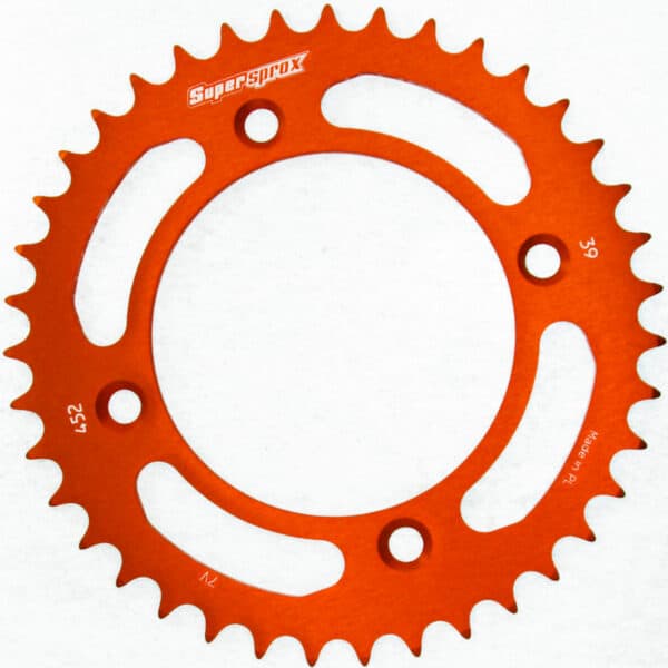 Supersprox bagtandhjul Alu RAL-452:40 Orange