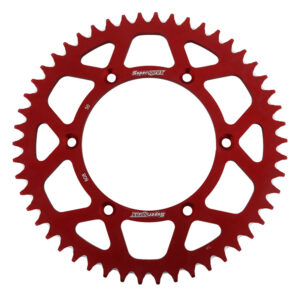 Supersprox bagtandhjul Alu RAL-808:50 Rød