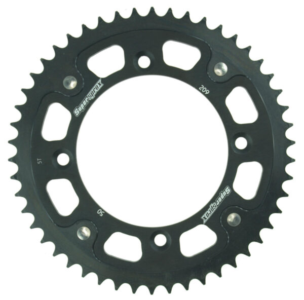 Supersprox Stealth Bagtandhjul Sort