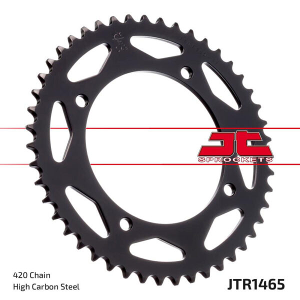 JT Alu-bagtandhjul 7075 T6 sort JTA1465.47BLK