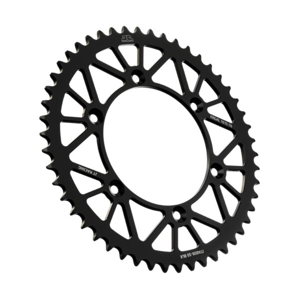 JT Alu-bagtandhjul 7075 T6 sort JTA808.50BLK