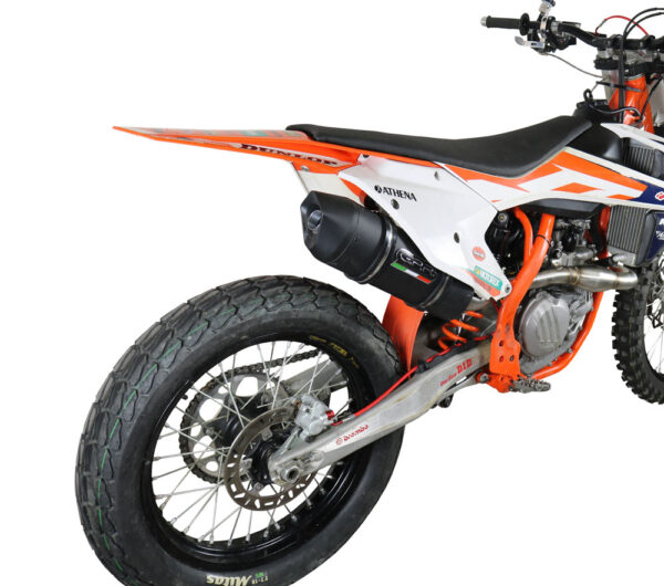 GPR Ktm Sx-F 450 2016-18 Racing full line med dbkiller Furore Nero - Image 3