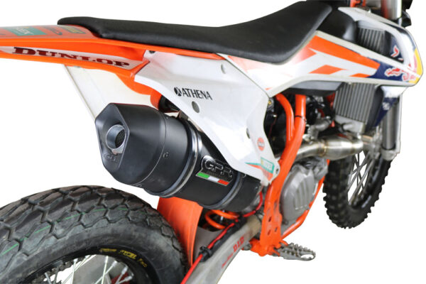 GPR Ktm Sx-F 450 2016-18 Racing full line med dbkiller Furore Nero - Image 4