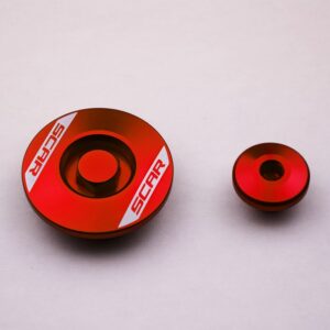 Scar motorpropper - kawasaki rød farve