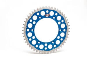 Renthal bagtandhjul Twinring YZ+F 99- 50t - Blå