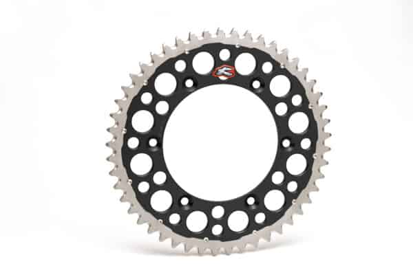 Renthal bagtandhjul Twinring SX+F 90-HVA 14- 48t - Sort