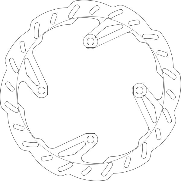 GOLDFREN bremseskive foran RM-Z250 07-22,RM-Z450 05-17