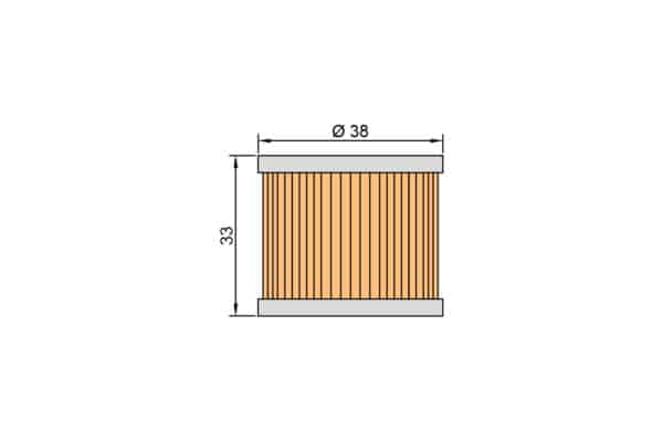 Twin Air oliefilter Oliekøler KX250F 08-20/RM-Z250 04-16/YZF450 14-16 - Image 2