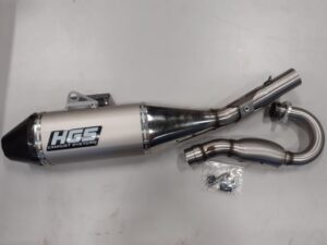 HGS Udstødningssystem 4T komplet CRF250 22- Rød lyddæmper Nyt design