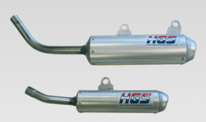 HGS lyddæmper 2T Racing KTM250/300 17-19 + HVA 250/300 17-19