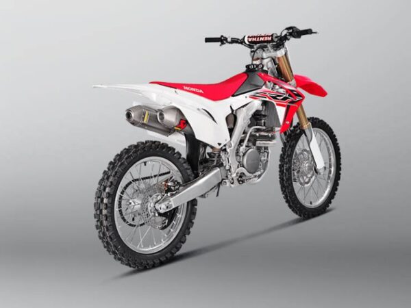 Akrapovic Evolution Line (Titanium) Honda CRF250R/RX 2016-2017 (Dobbelt lyddæmper) - Image 2